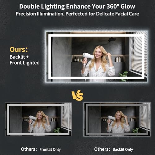 24"x60" LED Bathroom Mirror - Image 2