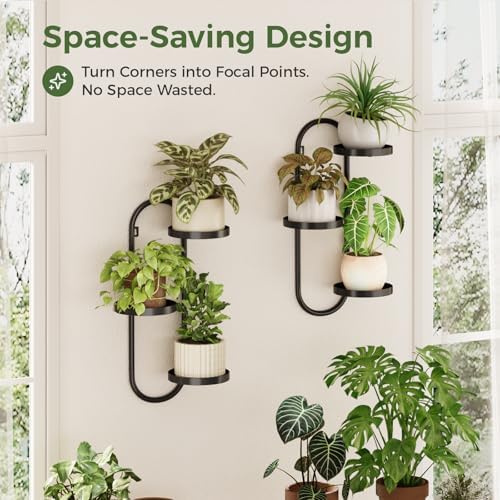 Laposso Window Plant Shelves Indoor Outdoor Wall Planters - Image 4
