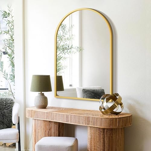 FICTOR 24" x 36" Arched Bathroom Vanity Mirror - Image 5