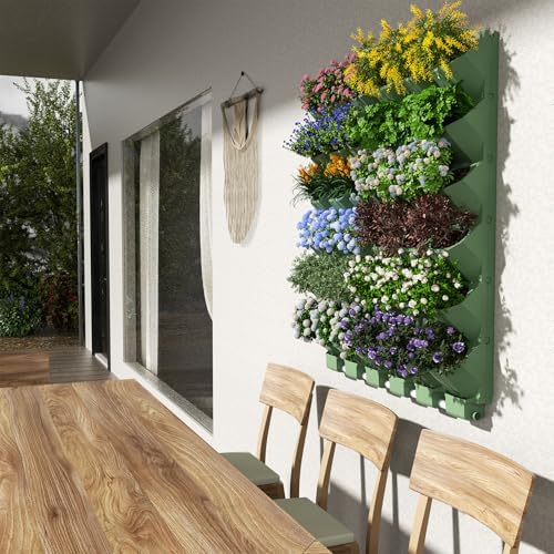 36 Pockets Self Watering Wall Mounted Vertical Planter, Wall Planter Indoor - Image 2