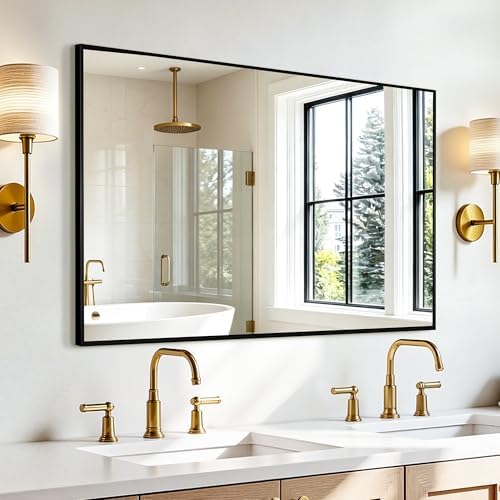 Rectangular Bathroom Mirror by AMOISE