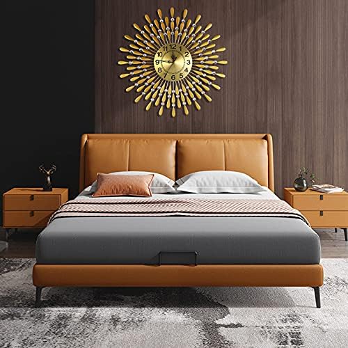 Large Wall Clock Metal Decorative Wall Clocks 3D Non-Ticking Silent Quartz - Image 3