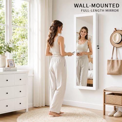 Over the Door Jewelry Organizer, Wall Mounted Jewelry Cabinet - Image 2