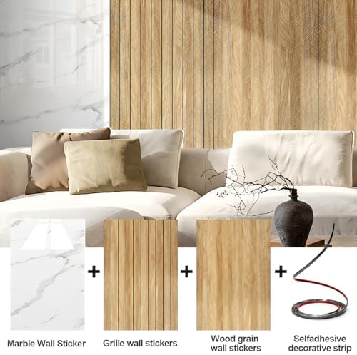 Chejiaye Peel and Stick 3D Wall Panel -15.75"x118"Soundproof Self-Adhesive Wall - Image 2