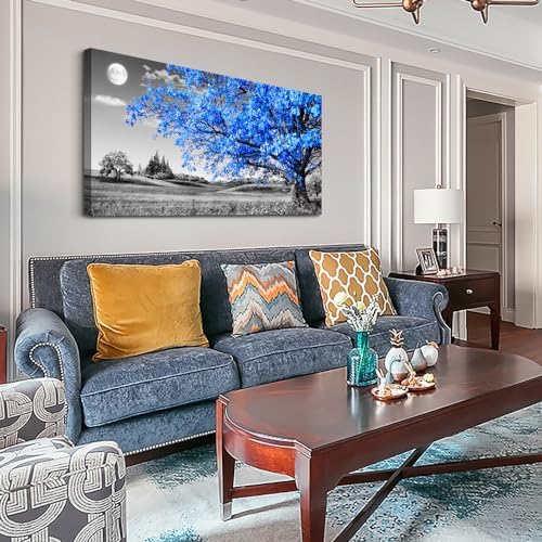 Wapluam Canvas Wall Art For Living Room Modern Wall Decor For Bedroom Black And - Image 2