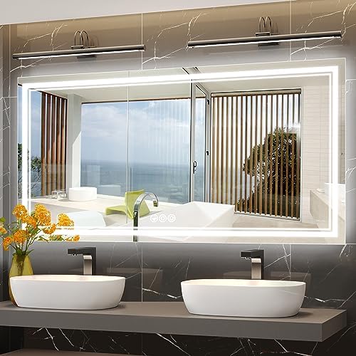 Ratsamee 84"x40" LED Bathroom Mirror by RATSAMEE