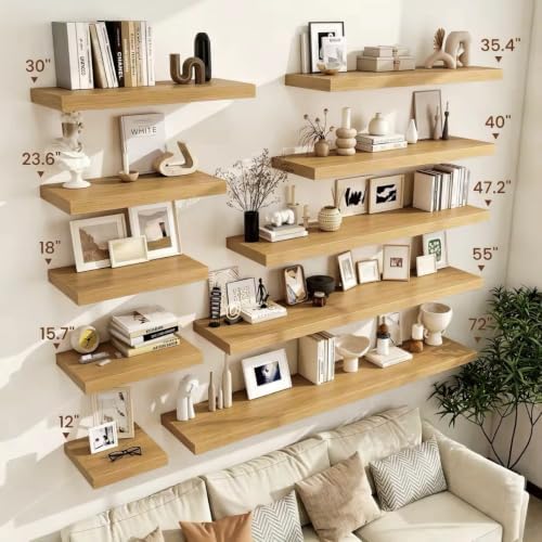 Vivelove Floating Shelves for Wall 18x12” Set of 2 - Image 5