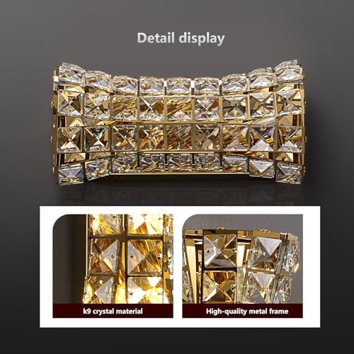 Crystal Wall Sconces, Modern Wall Light Fixtures - Image 5