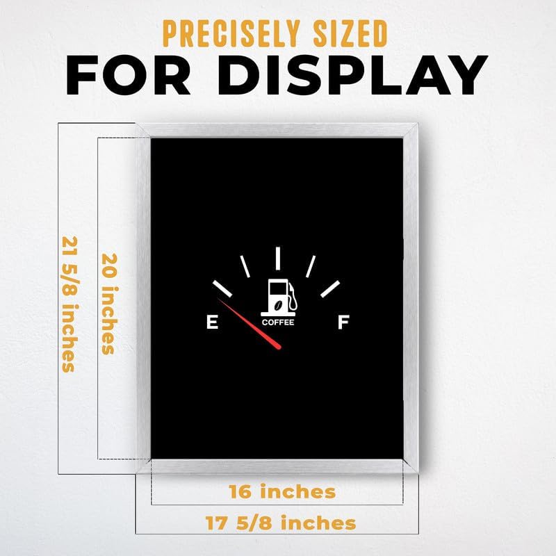 InkFlow Posters Coffee Gauge Canvas Poster - Image 3