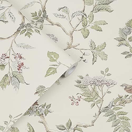 Laura Ashley Elderwood Natural Wallpaper - Image 5