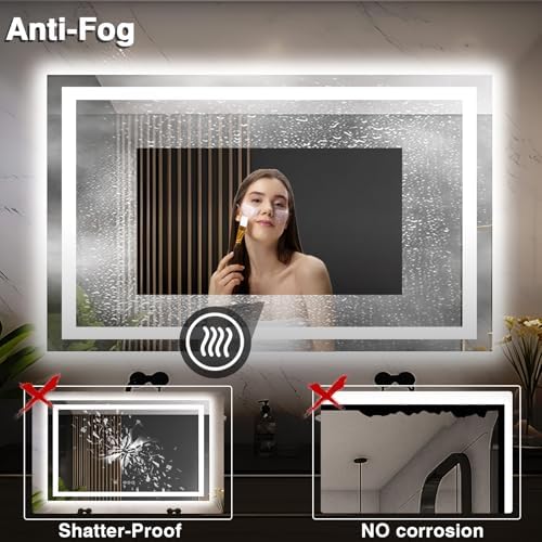 EchosLife 55"x36" LED Bathroom Mirrors - Image 6