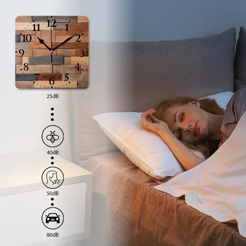 Quartz Wall Clocks Non-Ticking Silent Battery Operated Modern Wall Clocks - Image 3