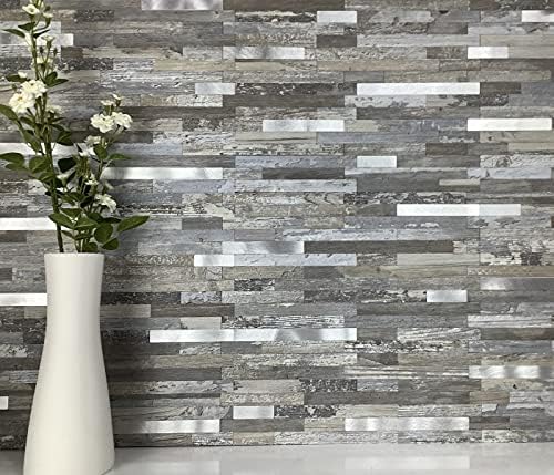 DICOFUN 10-Sheet Peel and Stick Backsplash Wall Tile, PVC Kitchen Backsplash - Image 6