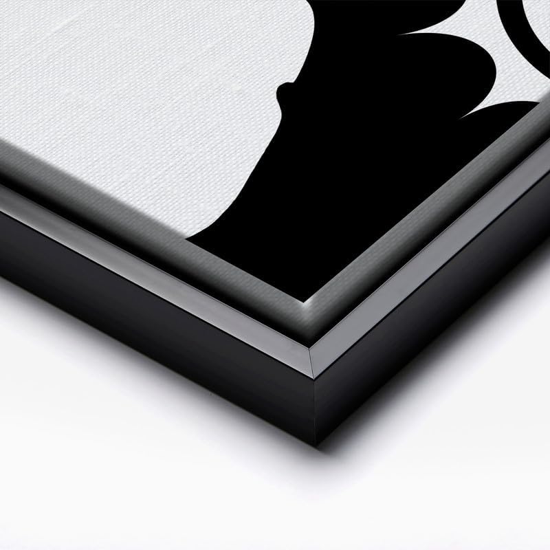 InkFlow Posters Abstract Face Silhouette Canvas Poster - Image 2