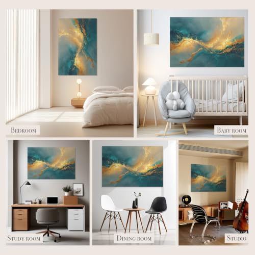 Soon Global Acoustic Wall Panels, Art Acoustic Panels, Oceanic Gleam - Image 5