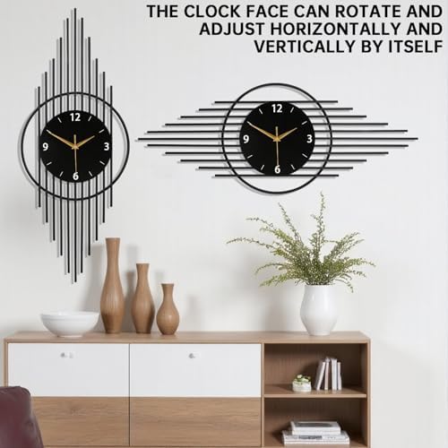 SIN&MI Wall Clock, Decorative Wall Clocks - Image 4