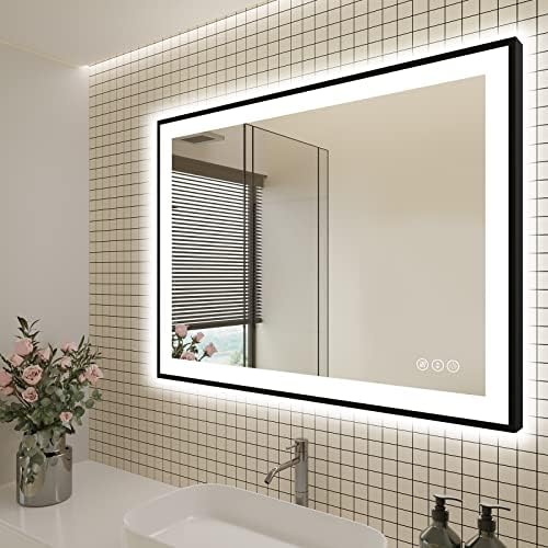 EchosLife 48x36 LED Bathroom Mirrors by EchosLife