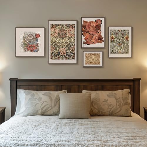 Large Framed William Morris Vintage Wall Art - Image 4