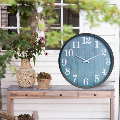 Large Outdoor Indoor Clock, 18 Inch Waterproof Oversized Wall Clocks - Image 5