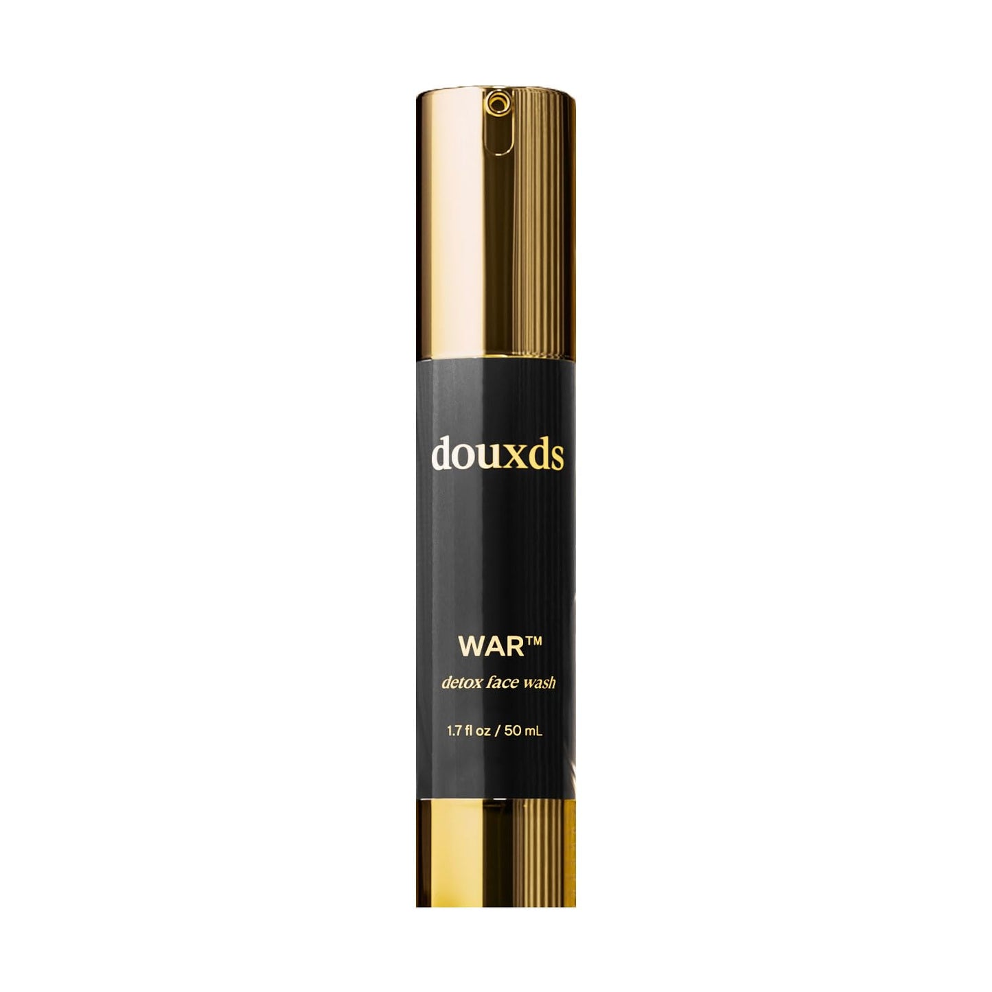 douxds WAR™ Detox Face Wash, Pore Cleaner Aloe Vera, Natural Skin Care Charcoal Face Wash, Men's Skin Care, Acne Treatment For Face, Ingrown Hair, 50 ml