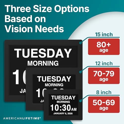 American Lifetime Large Digital Wall Clock - Image 3