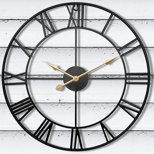 30 Inch Large Outdoor Clock for Patio Waterproof by SUKYING