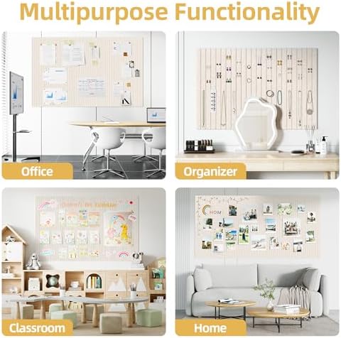 Large Cork Board for Walls 12 Pack Bulletin Board - Image 4