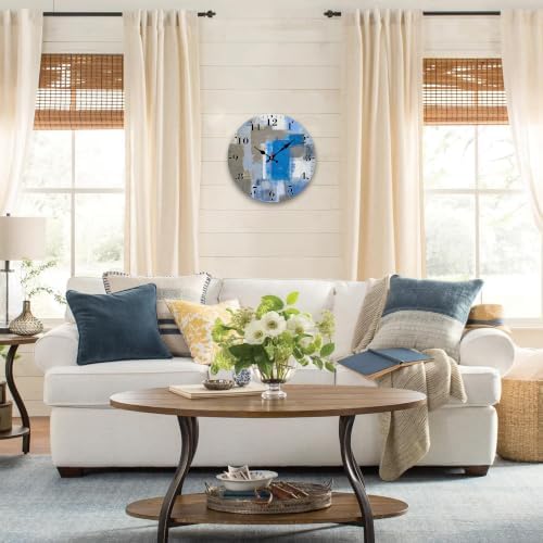 12" Silent Wall Clock, Round Wall Clock - Image 4