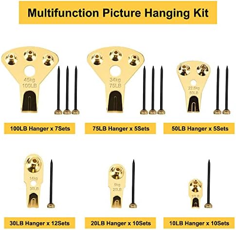 125 Pcs Heavy Duty Picture Hanging Kit - Image 2