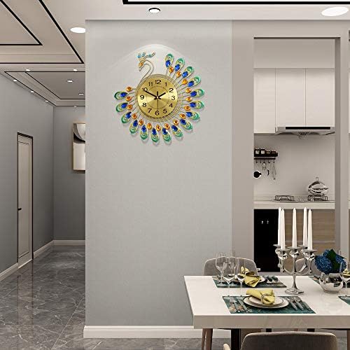 FLEBLE Large Wall Clocks for Living Room Decor Gold Decoration Wall Clock - Image 2