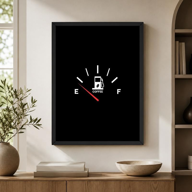 InkFlow Posters Coffee Gauge Canvas Poster - Image 5