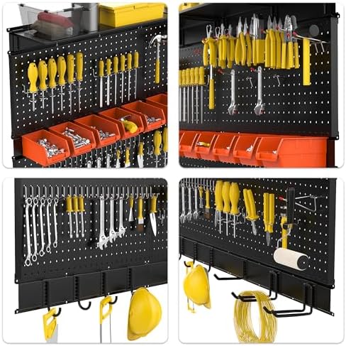 Ultrawall Pegboard Wall Organizer, 48 X 36 inch Garage Storage Pegboard - Image 5