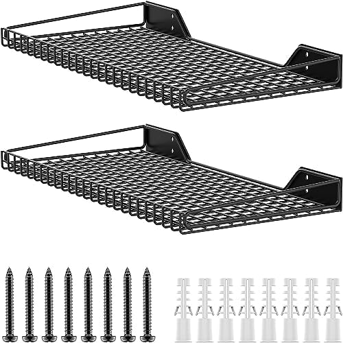 TORACK 2-Pack Wall Mounted Storage Shelves, 23.5" x 12" Wall Shelf by TORACK
