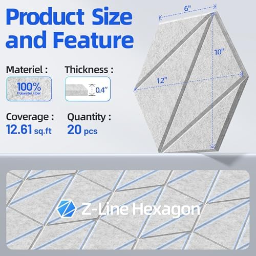 Self-Adhesive Acoustic Panels High Density Sound Proof Foam Panels - Image 6