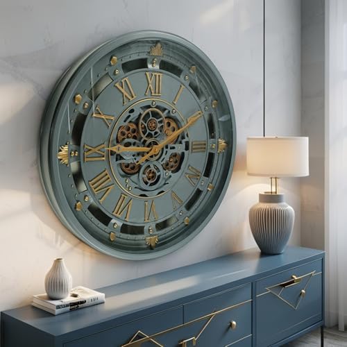 ImprovingLife The Gears Clock 26'' inch Wall Clock - Image 4