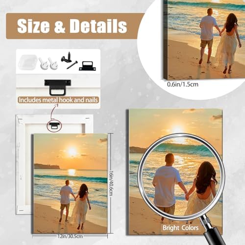 Canvas Prints with Your Photos, Ship Next Day Custom Wall Art - Image 5