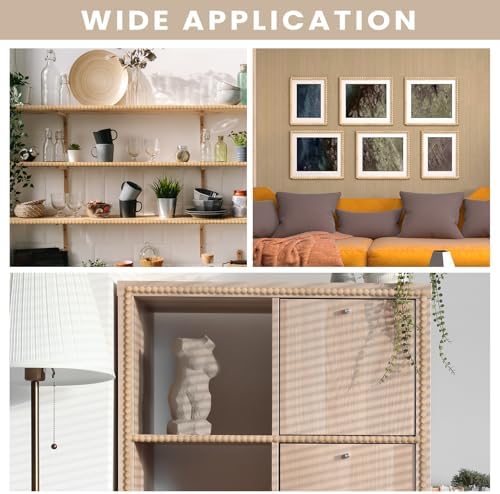 Leinuosen Flexible Bead Molding Trim Peel and Stick Wood 10ft /15 mm - Image 6