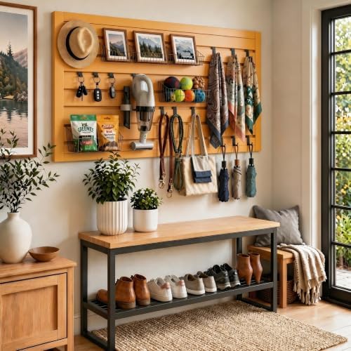 Slat Wall Paneling 4x2 ft Garage Organizer Storage Systems, Heavy Duty PVC - Image 6