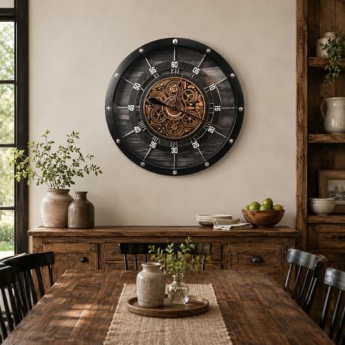 HOIBAI 30" Large Wall Clock - Image 5