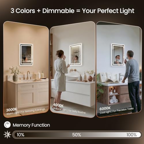 16"x24" LED Bathroom Mirror - Image 3
