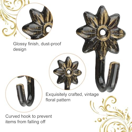 MOROBOR Flower Decorative Wall Hooks - Image 4