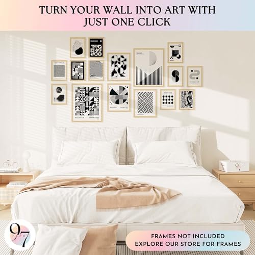 97 Decor Bauhaus Wall Art, 11x14 Unframed - Image 3