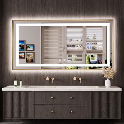 Amorho 60"X30" LED Bathroom Mirror by Amorho