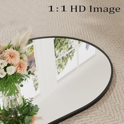 76''x34'' Arched Floor Mirror, Full Body Mirror - Image 5
