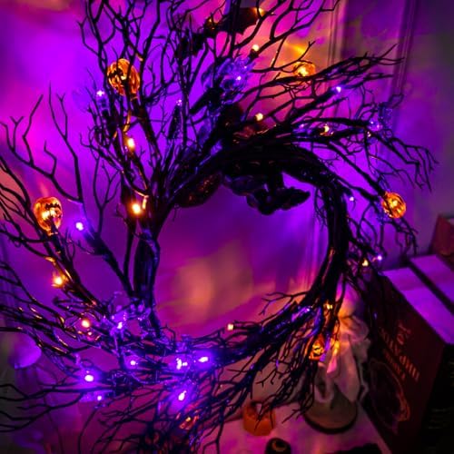 6 Ft Halloween Decor Vine with 45 LED Lights, Adjustable Shape - Image 6