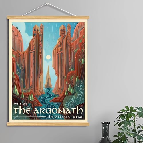 Middle Earth Landscape Wall Art Prints Canvas PaintingFantasy Posters, Wall - Image 2