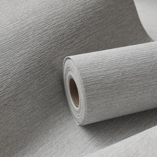 Grasscloth Peel & Stick Real Woven Striped Textured Wallpaper by MAIMAIS