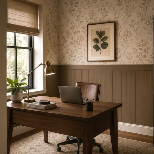 TUALCA Beadboard Accent Wall Panels Kit, Pre-Cut Wainscoting, 15 Sq Ft - Image 5