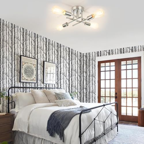 17.7" X 197" Birch Tree Wallpaper Peel and Stick Wallpaper - Image 6