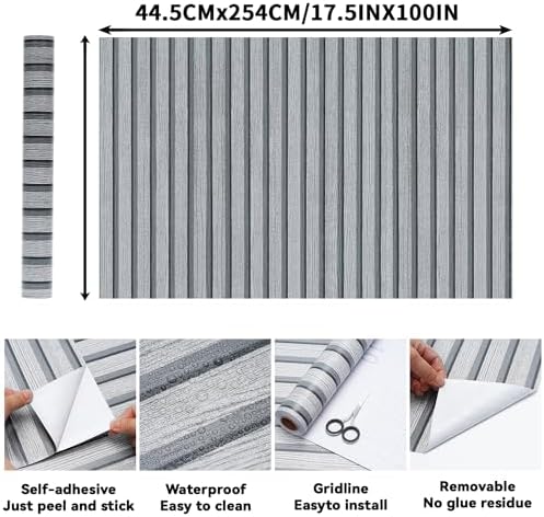 Wood Slat Peel and Stick Wallpaper - Image 2
